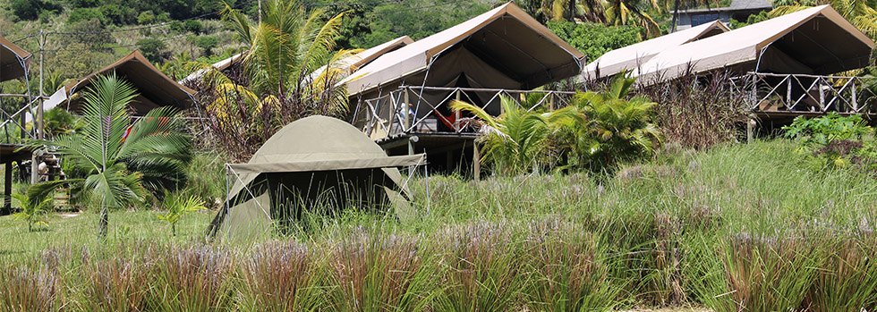 Otentic Eco Tent Experience - vue sur Grande Riviè