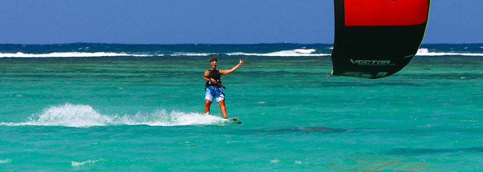 Kitesurf au Saint Géran Mauritius