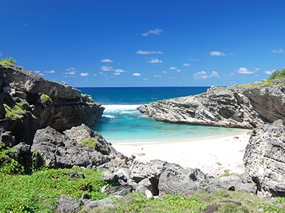 Anse Bouteille, la plus pittoresque