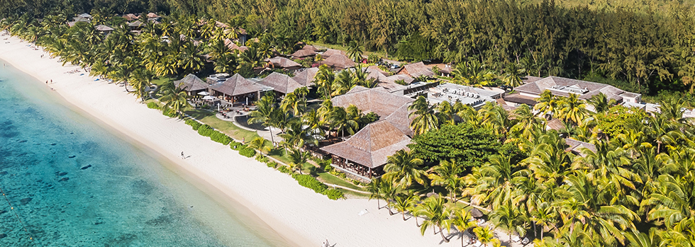 Plage de l'hôtel Lux Le Morne