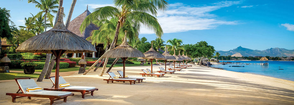 Plage de l'hôtel THE OBEROI à l'île Maurice