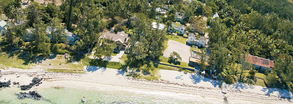 Fayette sur mer à l'île Maurice