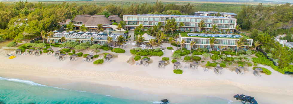 Vue de l'hôtel Centara Poste Lafayette Resort and Spa à l'île Maurice 