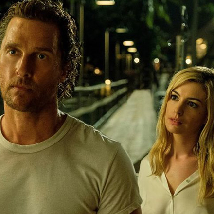 Matthew McConaughey and Anne Hathaway in Serenity