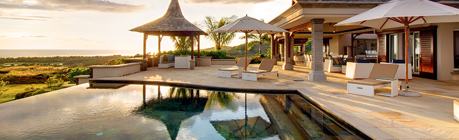 Chambres et villas avec piscine privée à l’île Maurice