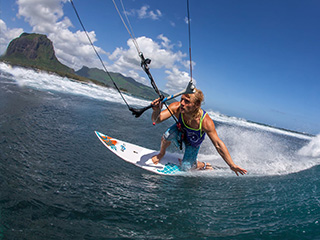 Kitesurf ile Maurice