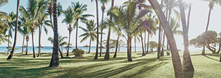 Vue aérienne de La Pirogue Mauritius