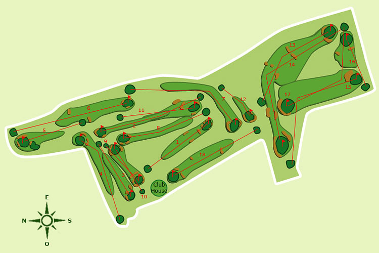 Le Gymkhana Club : parcours 18 trous